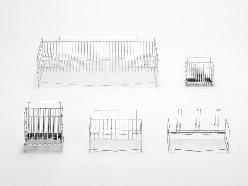 MUJI Stainless Steel Hang Type Bottle Rack